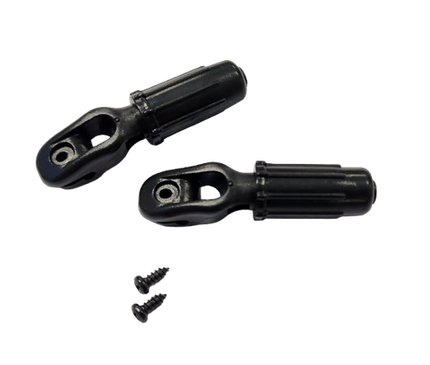 BICYCLE PARTS - SAFETY QR FASTNER FOR MUDGUARD STAY, FOR DIA.4.0MM STAY, 2PCS=1SET, W/SCREWS. MOD. POP OFF 3