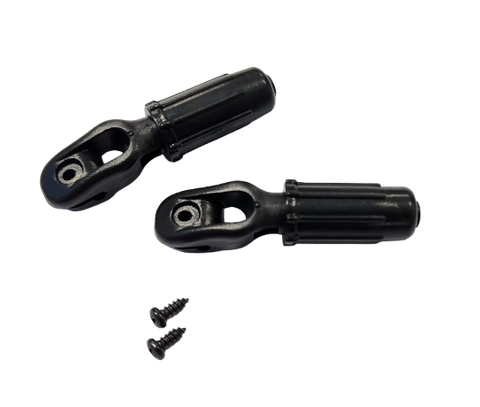 BICYCLE PARTS - SAFETY QR FASTNER FOR MUDGUARD STAY, FOR DIA.4.0MM STAY, 2PCS=1SET, W/SCREWS. MOD. POP OFF 3