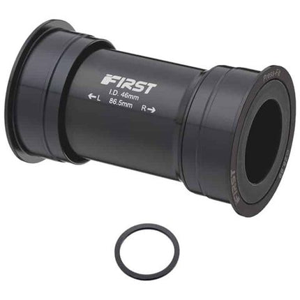 BICYCLE PARTS - BOTTOM BRACKET SET - FOR SRAM DUB, ALLOY, W/2 SEALED BEARING, FOR SHELL 89.5 - 92MM, PRESS - FIT, FOR DUB 28.99 SPINDLE & INNER SHELL DIA.46MM, ANOD BLACK
