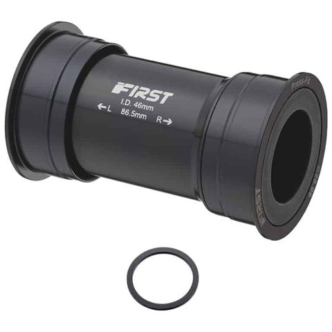 BICYCLE PARTS - BOTTOM BRACKET SET - FOR SRAM DUB, ALLOY, W/2 SEALED BEARING, FOR SHELL 89.5 - 92MM, PRESS - FIT, FOR DUB 28.99 SPINDLE & INNER SHELL DIA.46MM, ANOD BLACK