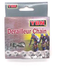 BICYCLE PARTS - CHAIN - 6 SPEED - YBN S20 - 114L - BROWN - W/CONNECT LINK