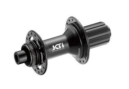 BICYCLE PARTS - HUB KT BRAND 612 POE 0.6 ENGAGEMENT - REAR - 12 X 148MM BOOST CENTERLOCK WITHOUT THRU AXLE - 32H - SEALED BEARINGS - FOR SHIMANO HG 11 SPEED - ANOD BLACK - W/KT LOGO
