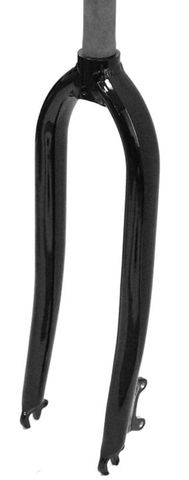 BICYCLE PARTS - FORK 700 X 35C, THREADLESS, 1.1/8, DISC MOUNT ONLY, ALLOY LEGS WITH CR - MO THREADLESS STEM 300MM (C = 85MM) BLACK