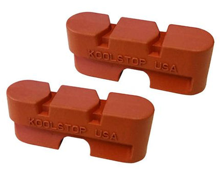 BICYCLE PARTS - BRAKE PADS - KOOL STOP KS - CCSA CAMPAG: CHORUS, ATHENA & RECORD. SALMON ALL - WEATHER COMPOUND