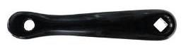 Alloy Black Crank Arm 152mm Diamond Taper Low Profile Bicycle Part For Cycling