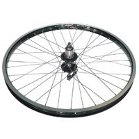 Alex Rims 24 Inch Rear Wheel Alloy Disc Hub Mach 1 Spokes Black For Cycling Enthusiasts