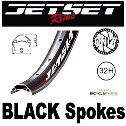 Mach1 Novatec 24-inch Matt Black Bicycle Wheelset For Mountain Bikes - Front 15mm T/a Hub With 6 Bolt Disc Mount - Mach 1 Rim, 32H, E331, HC