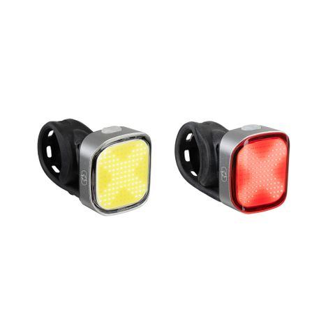 BICYCLE PARTS - LIGHT SET - ULTRATORCH CUBEX LED SET, USB RECHARGABLE, WATERPROOF - OXFORD PRODUCT