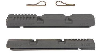 BICYCLE PARTS - BRAKE PADS - KOOL STOP V2 TYPE INSERT FOR ELECTRIC BIKE KS - V2E