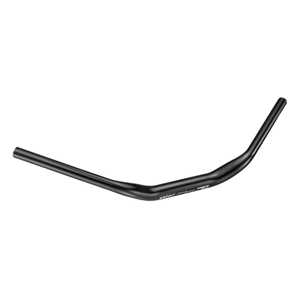 BICYCLE PARTS - HANDLEBAR - 31.8MM DIA, 680MM WIDE, 40MM RISE, 40 DEG SWEEP, SATORI NOIRETTE SEAGULL, MATT BLACK