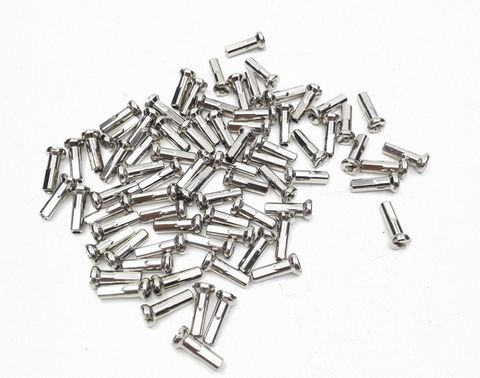 BICYCLE PARTS - PILLAR NIPPLES, LONG BRASS 13G 14MM (INDIVIDUAL) (E - BIKE NIPPLE)