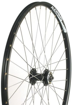Alex Rims ALEXRIMS 16 Inch Bicycle Wheel With Silver Spokes And Black Rim, SB Hub - Replacement Wheel For Trikes And Cycling Enthusiasts