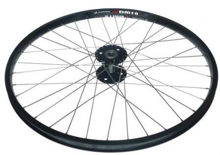 Gomier 20 Inch Rear Trike Wheel Black Alloy Rim Silver Hub For Adult Tricycles - Durable Cycling Accessory For Reliable Replacement