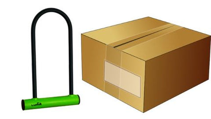 Luma LUMANo1 Security U-lock 180x320mm Green Heavy Duty Steel 12mm Thickness High Security Anti Theft Lock For Bikes Secure Your Ride