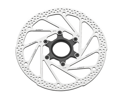BICYCLE PARTS - TRP 203MM ROTOR - 2.3MM THICK, 2 PIECE, CENTERLOCK, HIGH HEAT DISPERSION AND TOLERANCE, ** FOR DHR AND E - MTB ONLY ** FOR 2.3MM CALIPERS