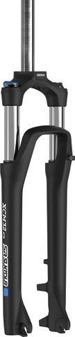 BICYCLE PARTS - SUSPENSION FORK 29 SF23 - XCM32 HLO 32MM STANCHIONS. HYDRAULIC LOCK - OUT. ALLOY LOWERS. CROMO STEERER. 1 1/8. 9MM DROP OUTS. DISC ONLY. 100MM TRAVEL, MATTE BLACK