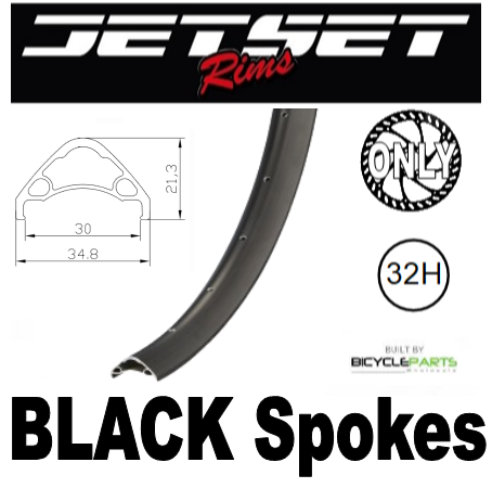 BICYCLE PARTS - WHEEL - 29ER JETSET AE - 30 32H S/J BLACK RIM , F/V, TRS, 8/11 SPEED 12MM T/A (148MM OLD) 6 BOLT DISC SEALED NOVATEC (HG - XD602SB TYPE HUB BODY) BOOST PINK HUB, BLACK SPOKES