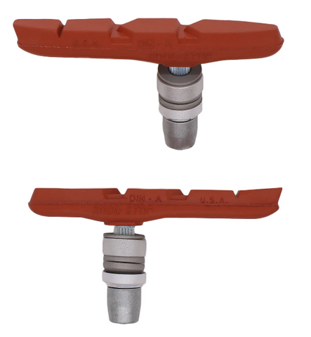 BICYCLE PARTS - A BRAKE PADS - KOOL STOP SALLMON COMPOUNT T - LINE THREADED KSTLTSA