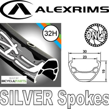 Alex Rims Alexrims 29er Wheelset 32H Black Rim Silver Spokes Schrader Valve Disc Brake 8/10 Speed Novatec Hub Cycling Equipment