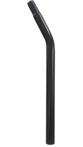 BICYCLE PARTS - A SEATPOST LAYBACK 25.4MM X 400MM STEEL - BLACK