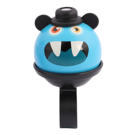 BICYCLE PARTS - `A BELL - FOR DIA 22.2MM H/B, HAMSTER MONSTER, BLUE, 2 EYES