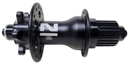 BICYCLE PARTS - A HUB REAR NOVATEC 32H MICRO SPLINE CASS, 135MM OLD Q/R, 6 BOLT