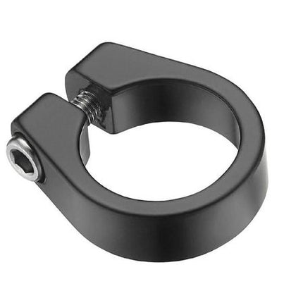 BICYCLE PARTS - `A SEAT CLAMP, BOLT TYPE, 38.6MM, ALLOY, BLACK