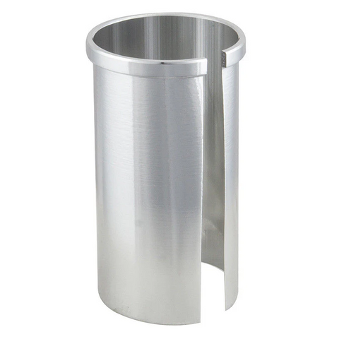 BICYCLE PARTS - `A SEATPOST SLEEVE OR SHIM, FOR 22.2MM POST TO FIT 25.4MM L;40MM SILVER