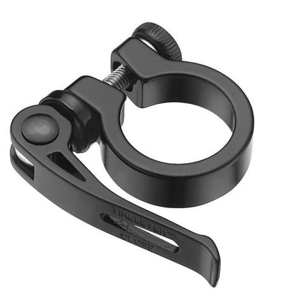 BICYCLE PARTS - `A SEAT CLAMP, QR, 40.0MM (39.7MM COMPATIBLE), ALLOY, BLACK