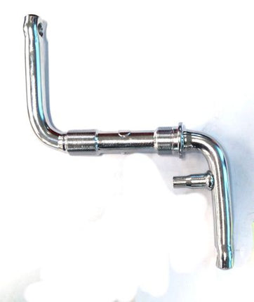 BICYCLE PARTS - ONE PIECE CRANK, 89MM, W PIVOT, STEEL SILVER FOR - STD AMERICAN BOTTOM BRACKET - (NOT SMALL TYPE)