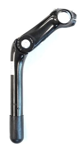 BICYCLE PARTS - H/BAR STEM, ADJUSTABLE, ALLOY, BLACK, QUILL L:180MM, DIA 25.4MM, EXT 110MM, H/BAR DIA 25.4MM