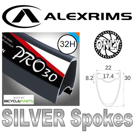 Alex Rims Front Dynamo Wheel 700C ALEX PRO30 Black Rim Mach 1 Silver Spokes Disc Hub Cycling Parts For Road Bikes And Commuters