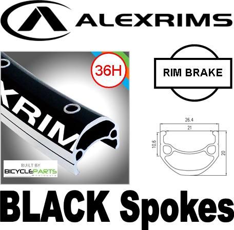 Alex Rims 29er DM21 Aluminum Rim Brake Rim Black 36H Novatec Hub Mach1 Spokes