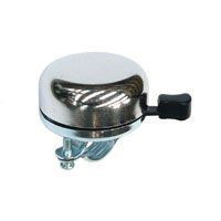 BICYCLE PARTS - BELL - STEEL, CHROME PLATED, 55MM, LARGE, FITS 25.4MM BB