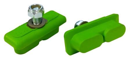 BICYCLE PARTS - BRAKE PADS - KOOL STOP COMPOSITE CONTINENTAL PADS KS - CGC GREEN