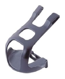 BICYCLE PARTS - TOE CLIPS, WITH STRAP, MTB, LGE. PAIR.(SOLD IN PAIRS)
