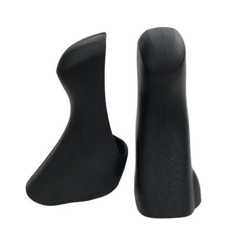 BICYCLE PARTS - `A HOODS FOR SHIMANO SHIMANO 105/ULTEGRA (R5800/R6800), (SOLD IN PAIRS) SILICONE BLACK
