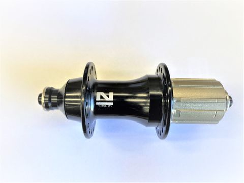 BICYCLE PARTS - `A HUB, NOVATEC 8/11 SPEED Q/R BLACK 32H HYBRID (135MM OLD) (A2 BODY)