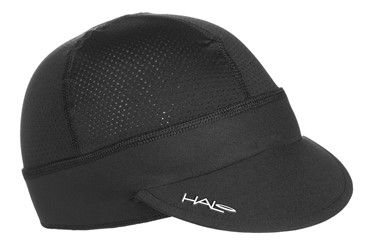 BICYCLE PARTS - HALO CYCLING CAP - ADDITIONAL SUN PROTECTION, HALO SWEAT SEAL, CHANNELS SWEAT AWAY - BLACK