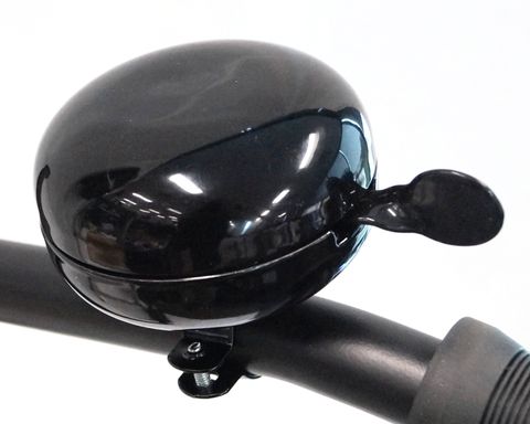 BICYCLE PARTS - BELL - BLACK 80MM, DING DONG, BIKES UP, 