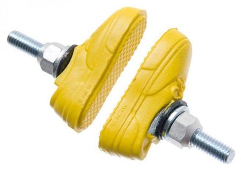 BICYCLE PARTS - BRAKE PADS - KOOL STOP YELLOW VANS BRAKE PAD KSVY