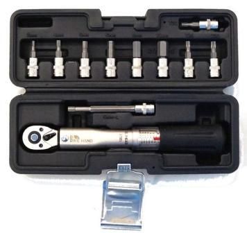 BICYCLE PARTS - CYCLE TOOL KIT, TORQUE WRENCH SET, 2 - 24 NM, BLACK CASE