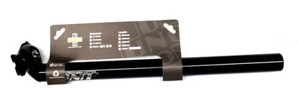 BICYCLE PARTS - SEATPOST 28.6 X 400MM, MICRO - ADJUST, ALLOY BLACK