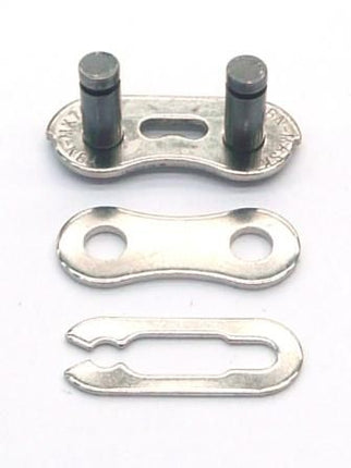 BICYCLE PARTS - CONNECTING LINKS - 1/8 , SPRING CLIP TYPE, FOR 1864A SILVER (SOLD INDIVIDUALLY)