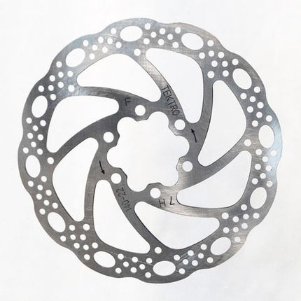 Tektro 140mm Disc Rotor For Cycling Brakes - Lightweight 130g Metal With Bolts, Excellent Heat Dispersion