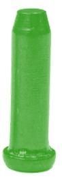 BICYCLE PARTS - END CAP - INNER WIRE END CAP, 2.3MM INSIDE DIA, GREEN (BAG OF 50)