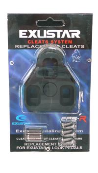 BICYCLE PARTS - CLEATS LOOK KEO COMPATIBLE, BLACK, ZERO FLOAT/FIXED