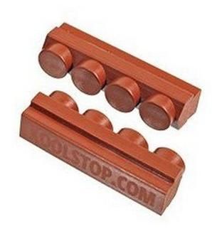 BICYCLE PARTS - BRAKE PADS - KOOL STOP KS - MRSA MAFAC REPLACEMENT INSERT SALMON