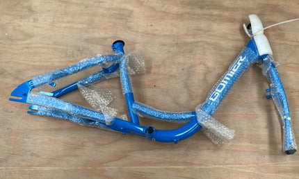 BICYCLE PARTS - FRM&FORK FOR20TRIKE 2500SERIE BLUE