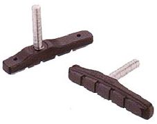 BICYCLE PARTS - BRAKE SHOES - CANTILEVER BRAKE SHOES, ALLOY POST, 72MM (SOLD IN PAIRS)